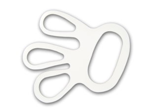 Artikel NR.: 100w Fingerlinge, Handschuhspanner, weiss